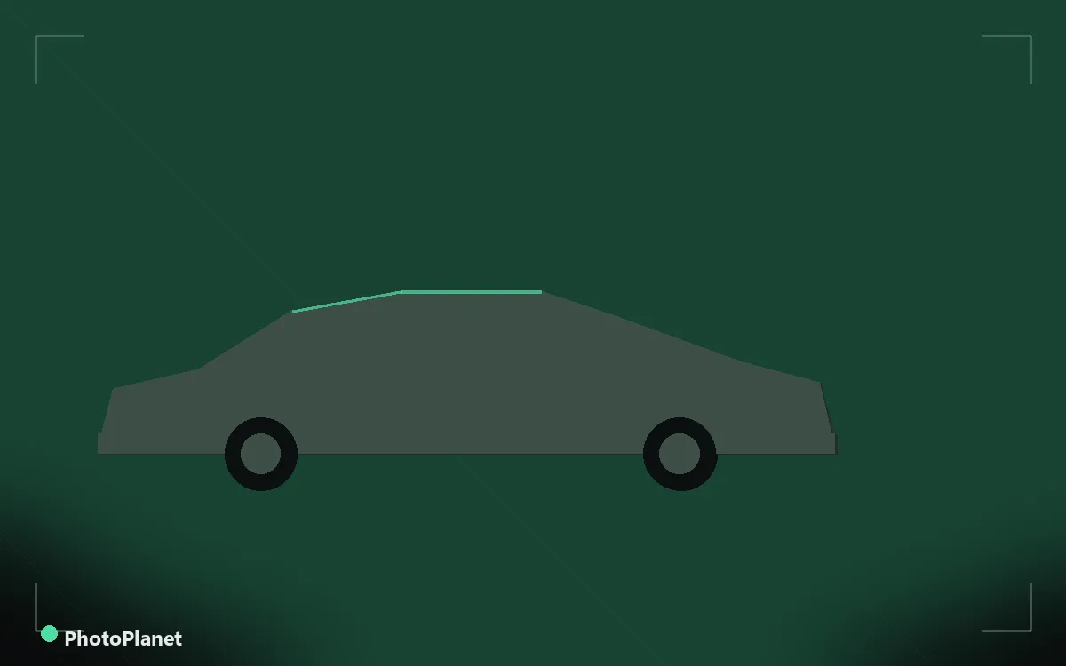 Családi egyterűek (MPV): A térkínálat és az Isofix pontok hangsúlyozása - Autókategóriák illusztráció