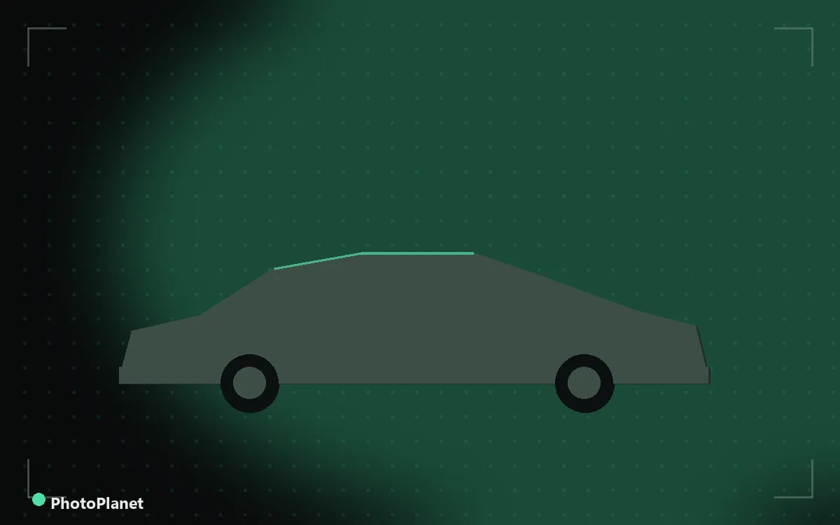 Taxi sofőröknek eladni: A hátsó lábtér és a megbízhatóság fotózása - Célközönség illusztráció
